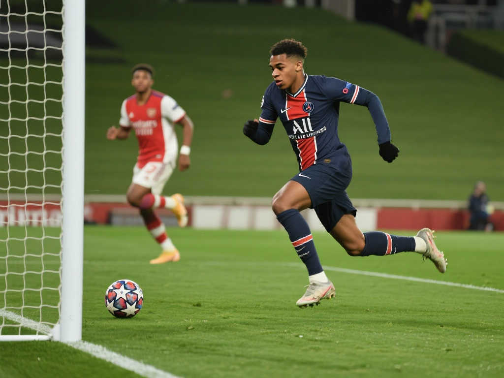 巴黎对阵阿森纳上半场跑动数据：杜埃6.26公里领跑，厄德高与若奥-内维斯紧随其后